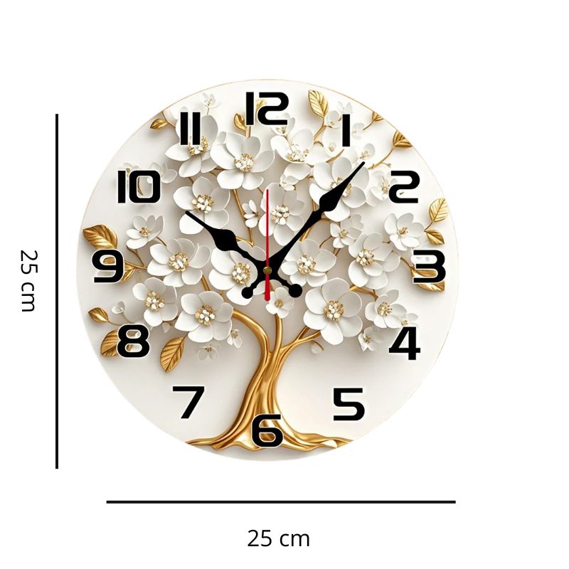 Horloge Murale Design Arbre De Vie