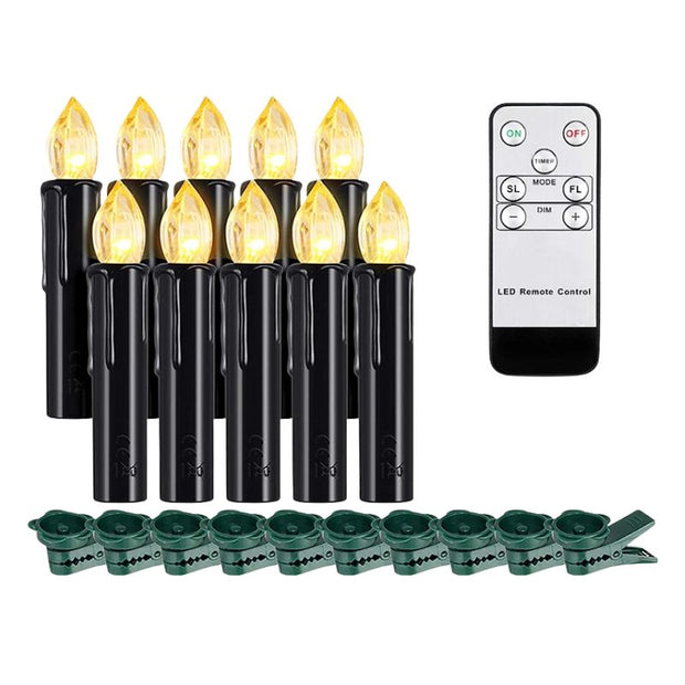 Bougie LED Ambiance à Flamme Scintillante