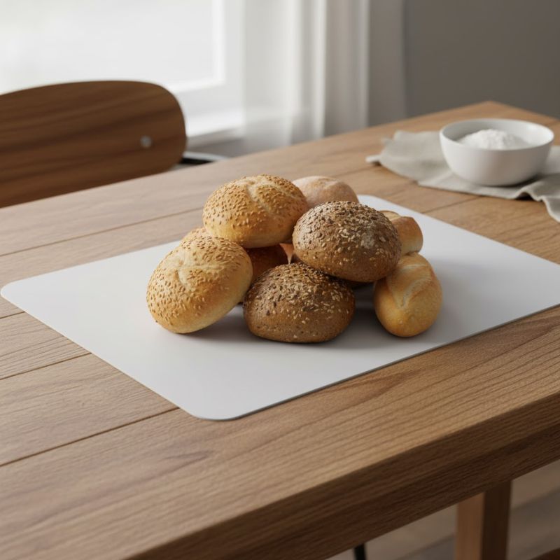 Set De Table Silicone Facile À Nettoyer Et Réutilisable