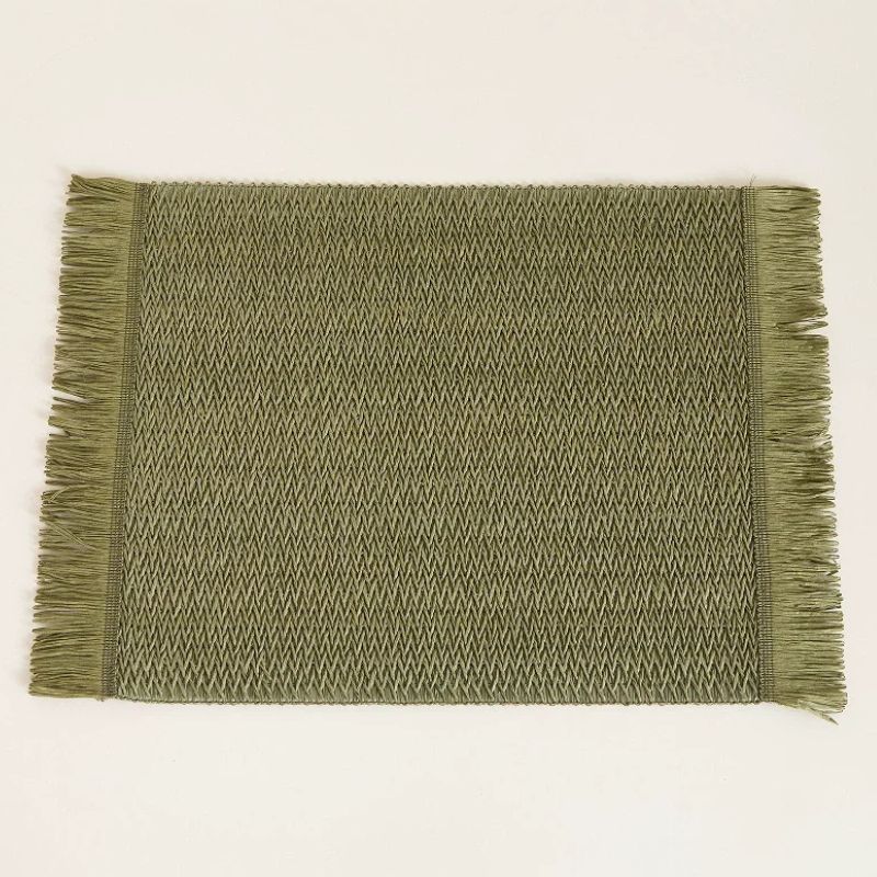 Set De Table En Papier Rectangulaire Rustique 4 Pièces