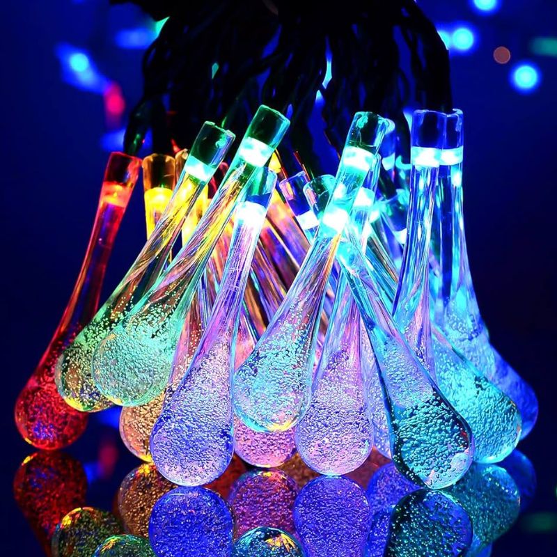 Guirlandes Guinguette Multicolores Gouttelettes d’Eau