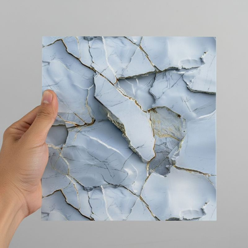 Panneau Mural Salle De Bain Avec Effet Pierre Fissurée