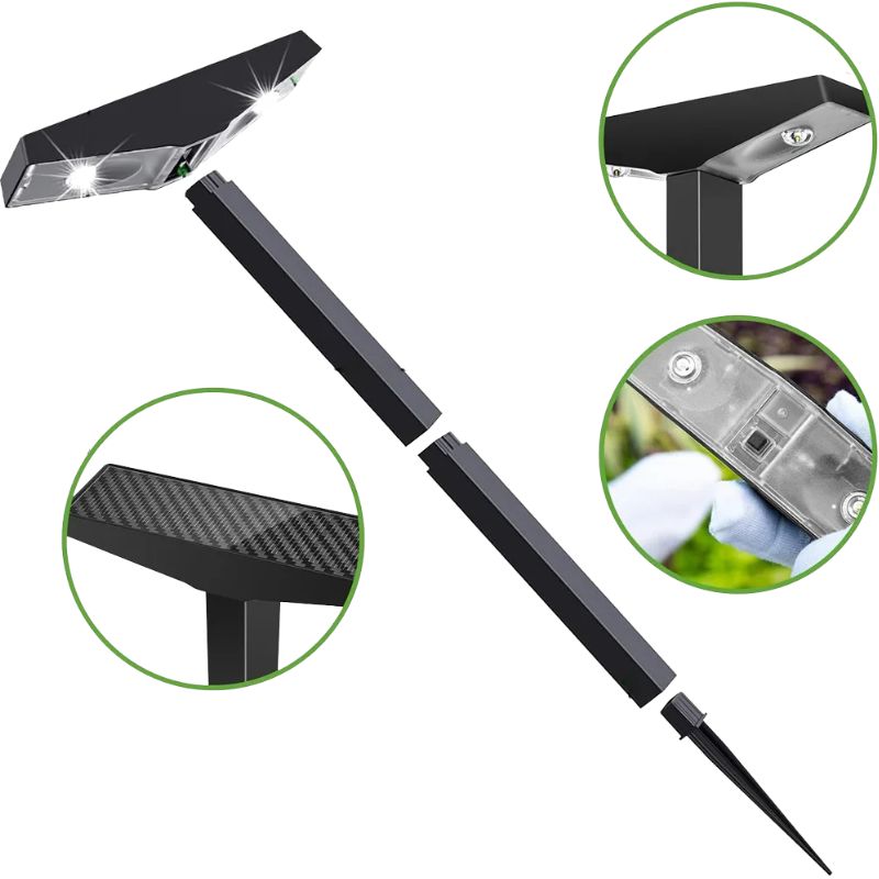 Bornes Lumineuses Solaires Design Minimaliste