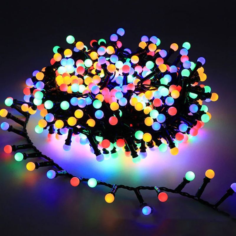 Guirlandes d’Intérieur Boules LED Festives