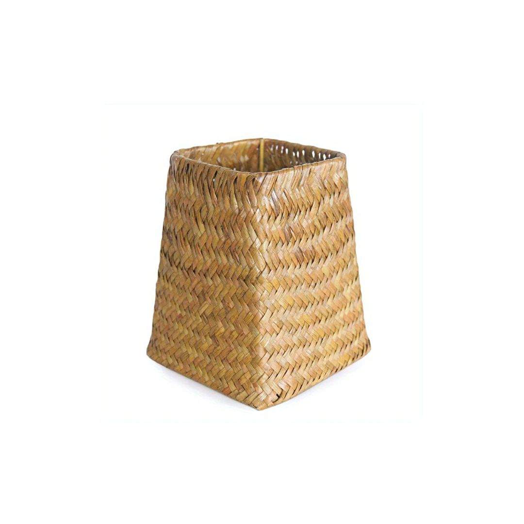 Vase Maison à Fleurs Tissé en Bambou et Rotin