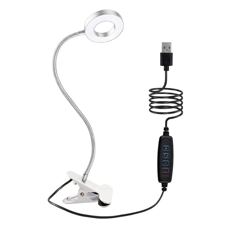Lampe De Table LED À Pince Flexible