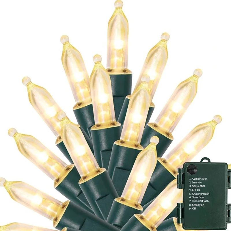 Guirlandes Pour Arbres De Noël LED À Piles