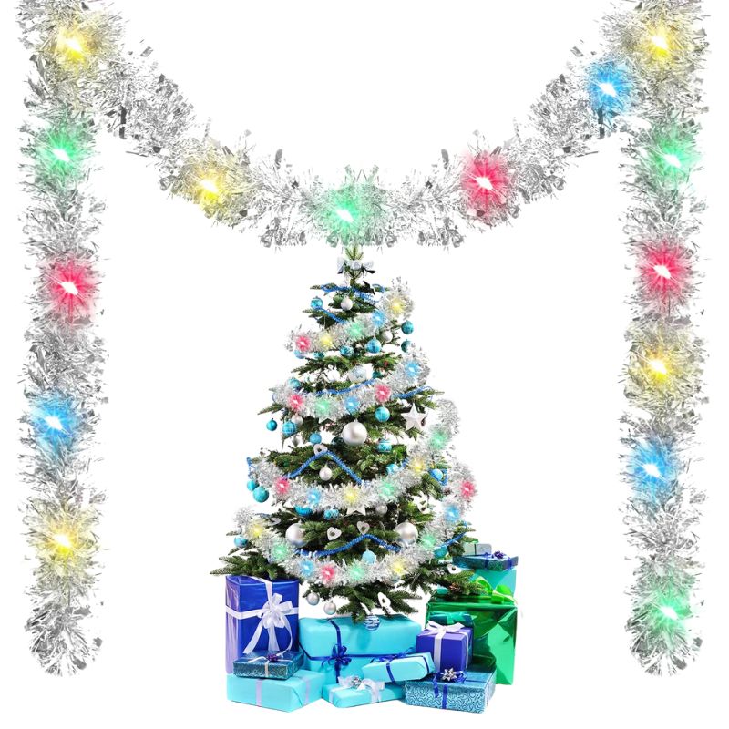 Guirlandes de Noël Épaisse avec Lumières