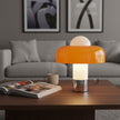 Lampe Champignon Orange Avec Lumière Chaude Et Style Italien