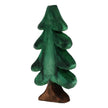 Sapin En Bois Vert Avec Base Naturelle Pour Décoration