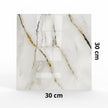 Panneau Mural PVC Inspiration Marbre Blanc Chic