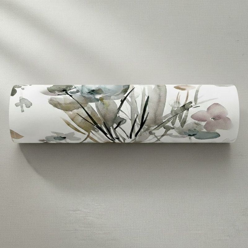 Set De Table En Lin Motif Floral Aquarelle Élégant
