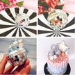 Décoration Festive Boules Disco Miroir Lot de 32 Pièces