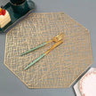 Set De Table Vinyle Octogonal Élégant Et Moderne