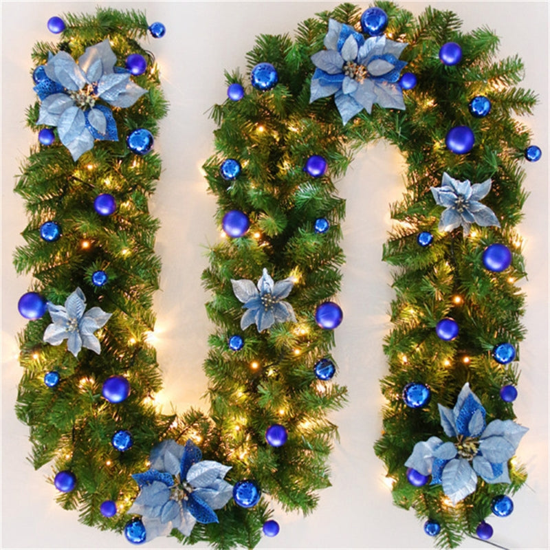 Guirlandes de Noël en Rotin avec Lumières LED