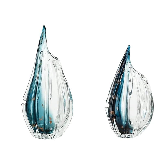 Vase Murrano Bleu en Verre