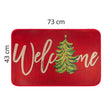 Décorations de Noël Tapis de Porte Sapin