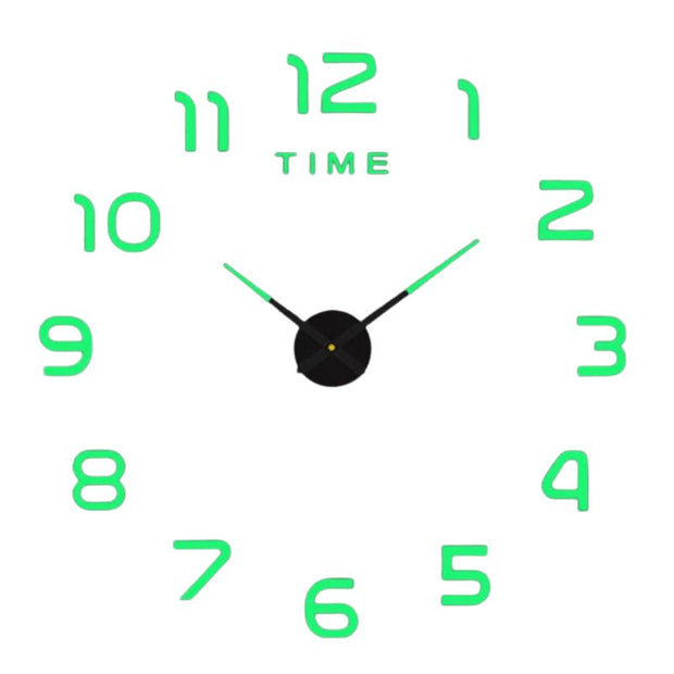 Grande Horloge Murale Moderne Style Luxe