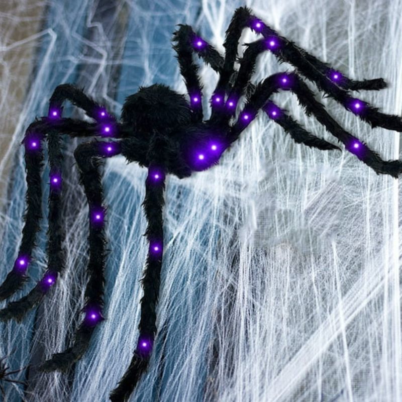Décorations Halloween Araignée Lumineuse