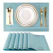 Set de Table Vinyle Bleu Souple Et Chic
