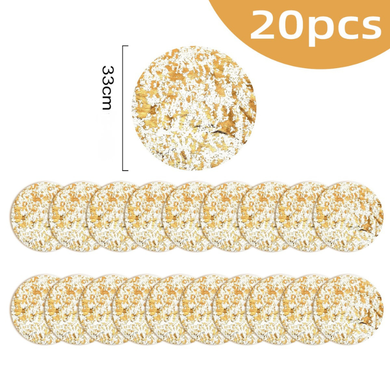 Set De Table Jetable En Papier Décoratif