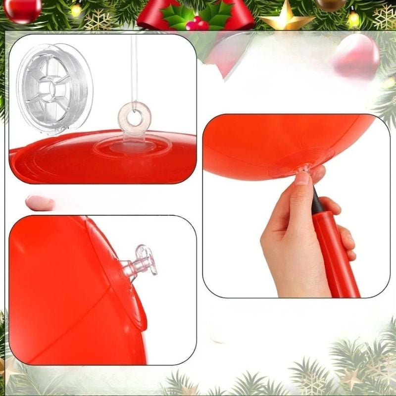 Décoration de Noël Boule Géante Gonflable Renne