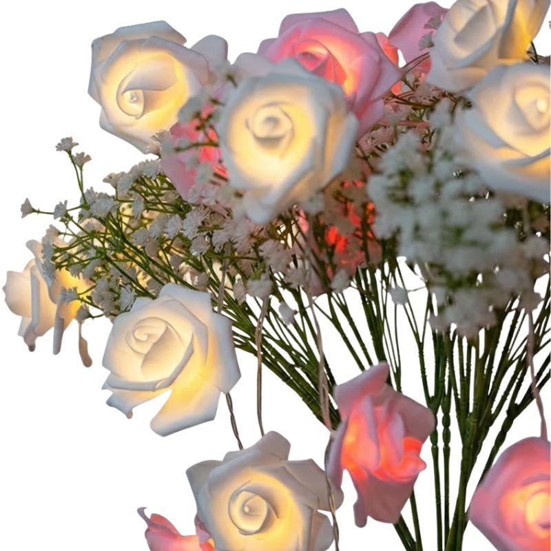 Guirlandes pour Anniversaire Roses Lumineuses LED