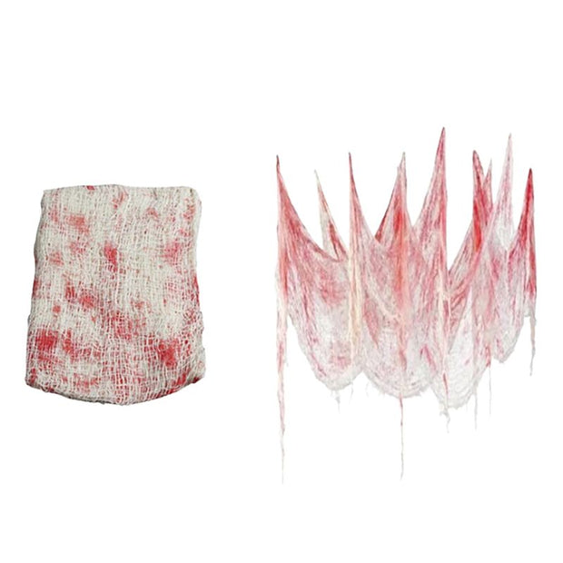 Décorations Halloween Rideau Sanglant Effet Maison Hantée Réaliste