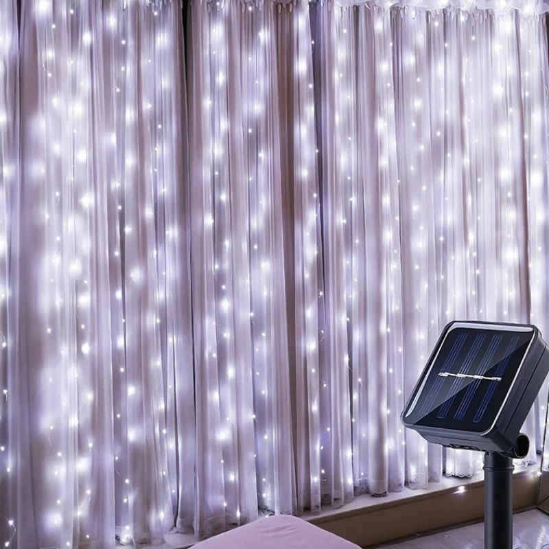 Rideau Lumineux Solaire LED