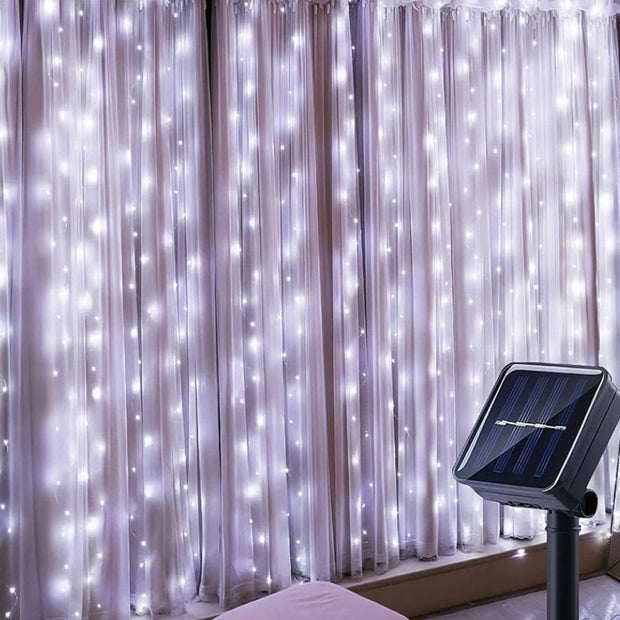Rideau Lumineux Solaire LED