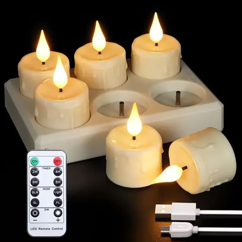 Bougie LED Lumière Chaleureuse