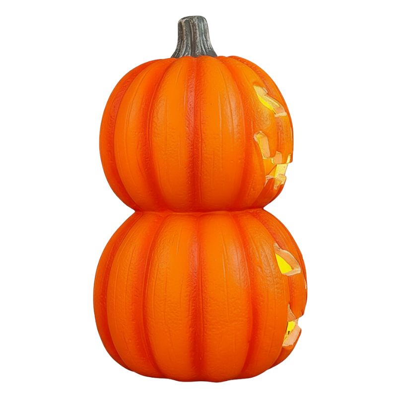 Citrouilles Halloween Sculpture Lumineuse à Effet Chaleureux