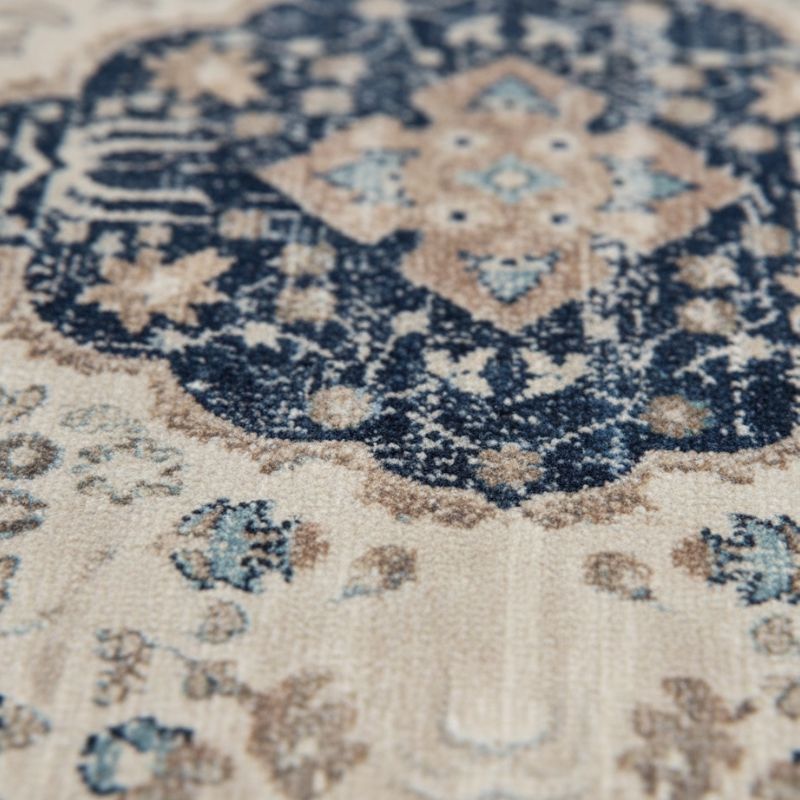 Set De Table En Lin Rétro Bohème Avec Motifs Géométriques Lot de 4