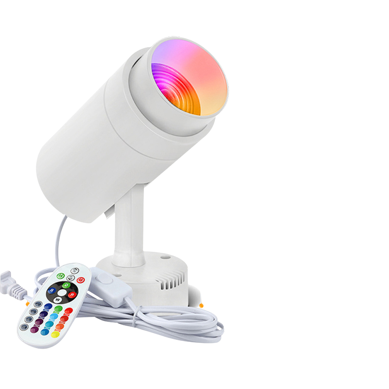Éclairage Festif Spot LED RGB Avec Télécommande