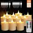 Bougie LED Rechargeable Effet Flamme