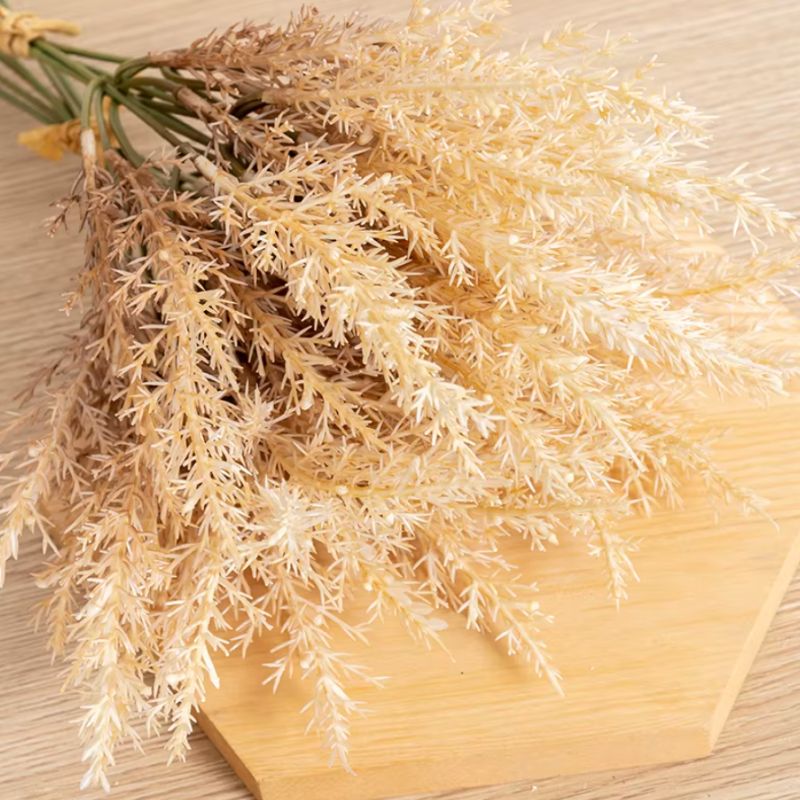 Fleur Artificielle Beige Avec Tiges Séchées Pour Décor Rustique