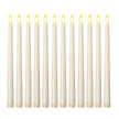 Bougies LED Coniques Avec Flamme Réaliste Lot de 12