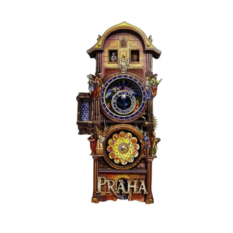 Aimant Réfrigérateur Horloge Astronomique de Prague