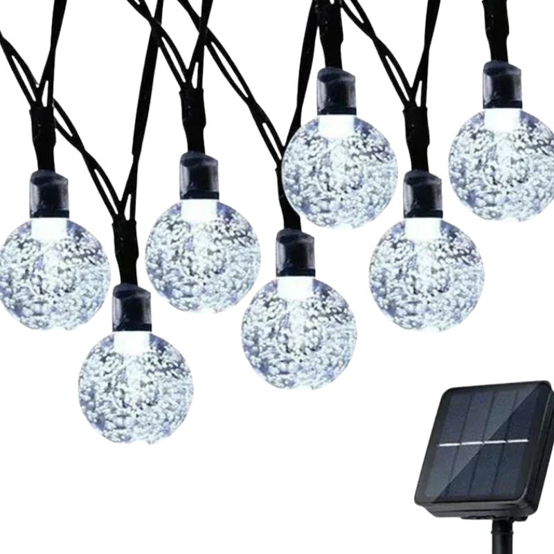 Guirlandes Guinguette Solaire en Cristal