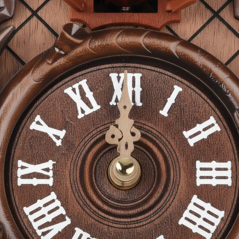 Horloge Coucou En Bois Style Forêt