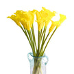 Fleur Artificielle Jaune Avec Style Décoratif Moderne