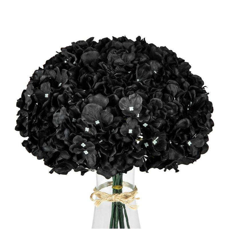 Fleur Artificielle Noir Avec Pétales Larges
