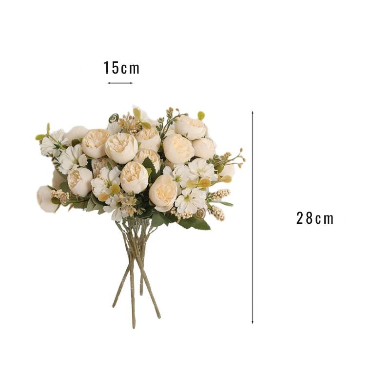 Fleur Artificielle Beige Avec Arrangement Floral