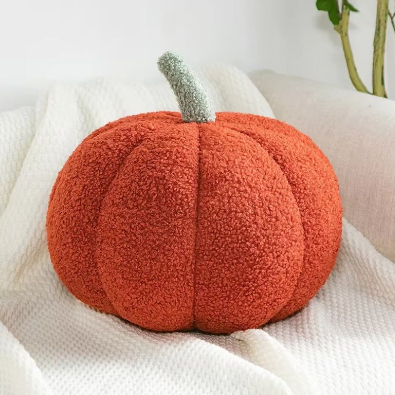 Citrouilles Halloween Coussin Doux en Peluche