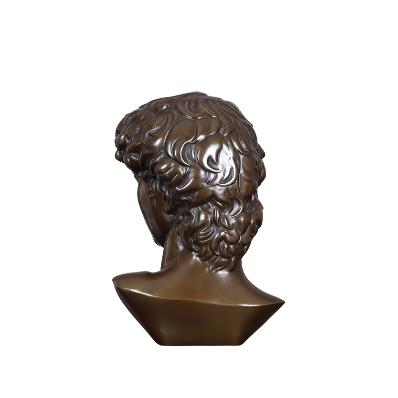 Sculpture Décorative David En Bronze Avec Style Artistique Noble