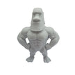 Sculpture Moai Humoristique Avec Silhouette Puissante