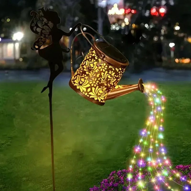 Lanternes Solaires Arrosoir Féérique LED