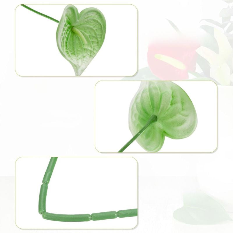 Fleur Artificielle Vert Design Épuré