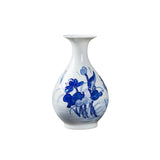 Vase en Porcelaine Bleu et Blanc de Style Chinois