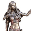 Sculpture Femme Élancée En Ornement Mythique